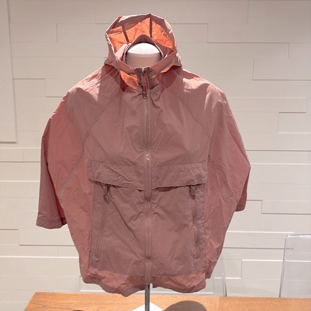 ZARA cape with hood in dusty rose